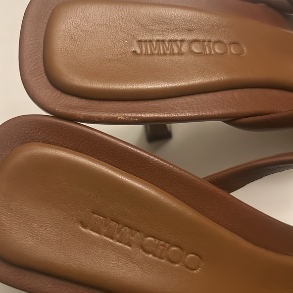 Jimmy Choo Diosa 90 Leather Sandal - Picture 5 of 7